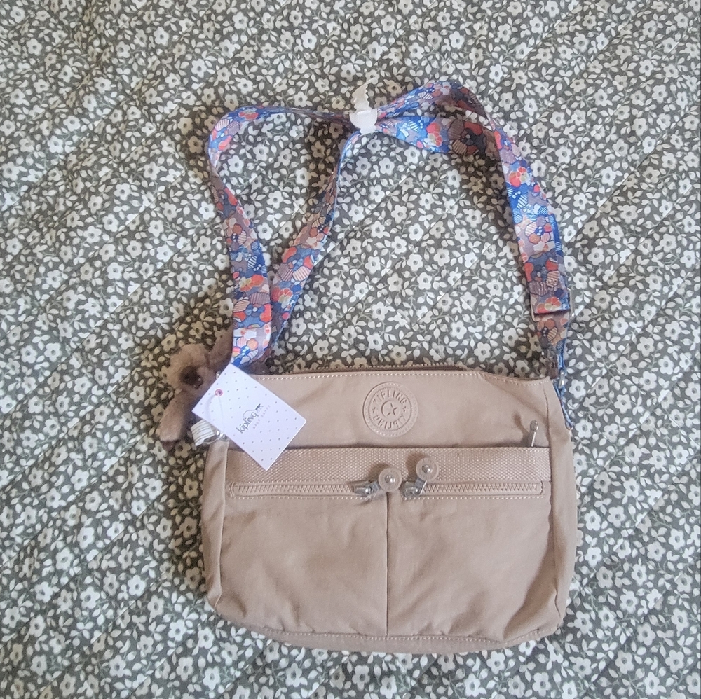 Kipling beige crossbody bag New